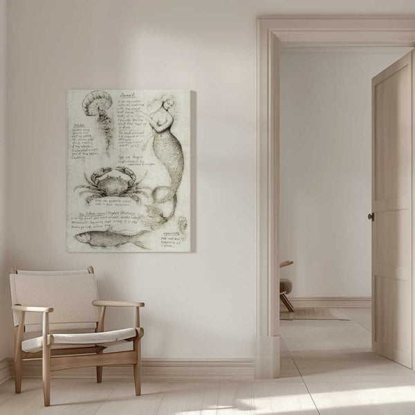 Tablou canvas „Mythical And Marine Creatures” de Mike Koubou