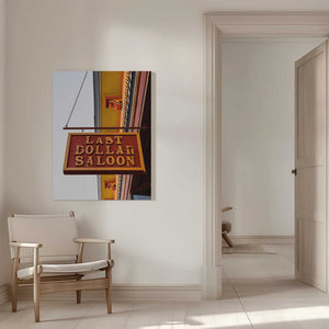 Tablou canvas „Last Dollar Saloon” de Del Mundo Imagery