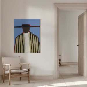Tablou canvas „Bold Hat and Stripes New Mexico Style” de THE MIUUS STUDIO