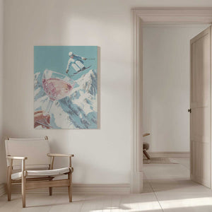 Tablou canvas „Sip and Ski” de Andreas Magnusson