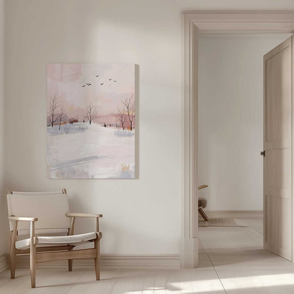 Tablou canvas „Vögel im Winter” de Ohkimiko