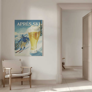 Tablou canvas „Apres Ski Retro” de Andreas Magnusson