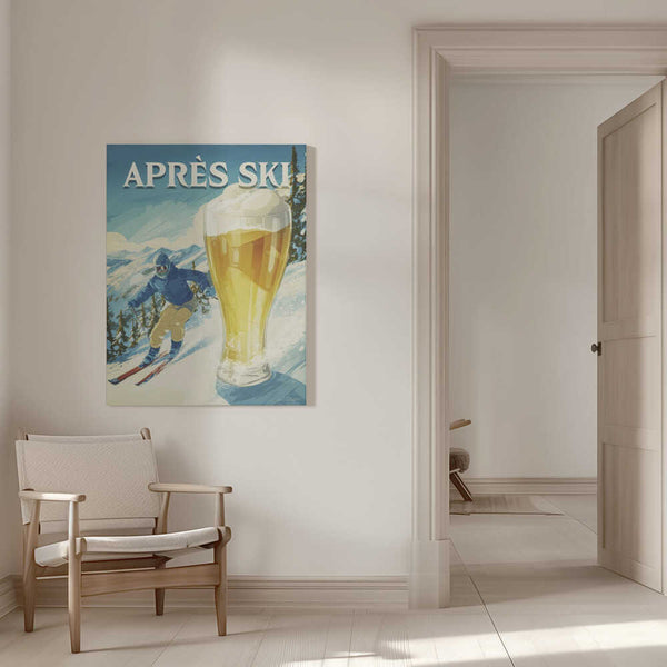 Tablou canvas „Apres Ski Retro” de Andreas Magnusson