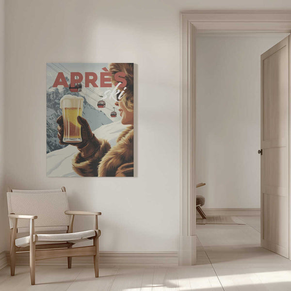 Tablou canvas „Apres Ski Alpine” de Andreas Magnusson