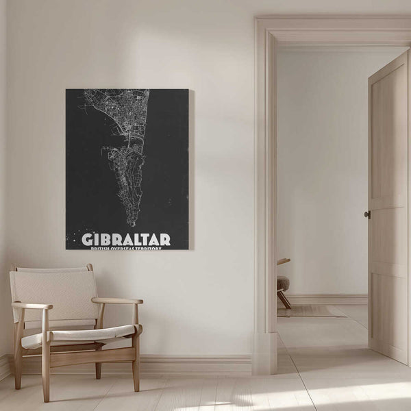 Tablou canvas „Gibraltar British Overseas Territory” de Nicholas