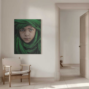 Tablou canvas „Green Boy” de Saeed Dhahi
