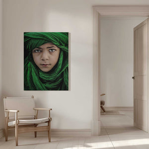 Tablou canvas „Green Boy” de Saeed Dhahi