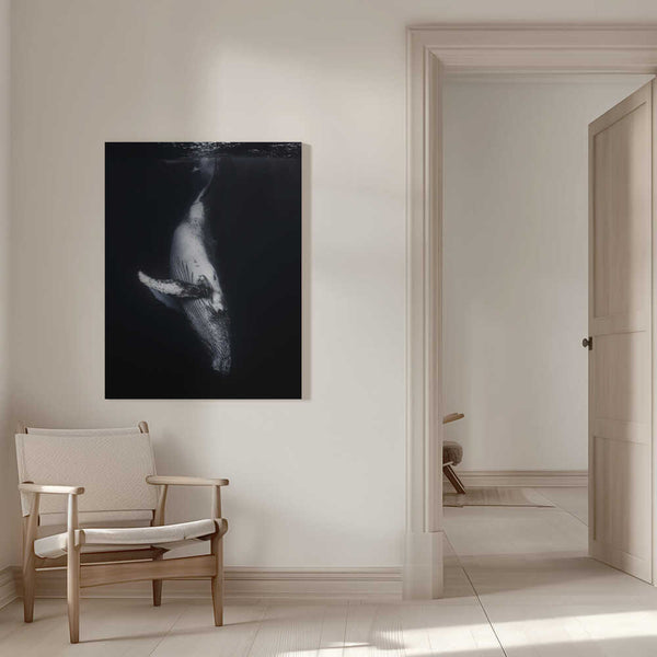 Tablou canvas „Black Whale” de Barathieu Gabriel