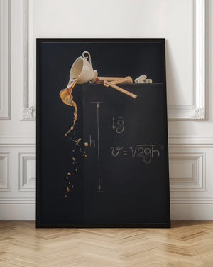 Tablou înramat „A study with free fall” de Dina Belenko