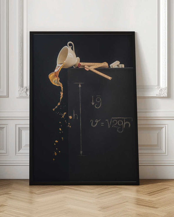 Tablou înramat „A study with free fall” de Dina Belenko