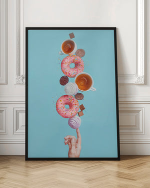 Tablou înramat „Weekend donuts” de Dina Belenko
