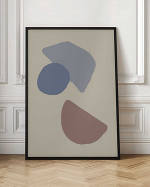 Tablou înramat „Organic Shapes 04” de Pictufy Studio