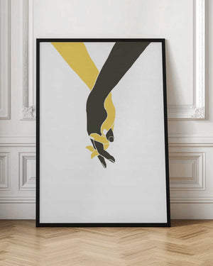Tablou înramat „Holding Hands” de Pictufy Studio II