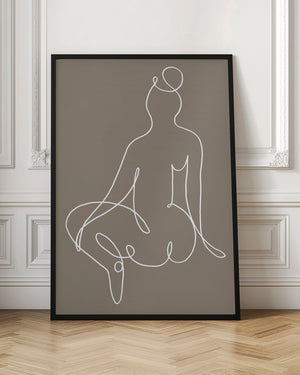 Tablou înramat „Sitting Down 02” de Pictufy Studio II