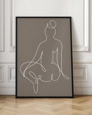 Tablou înramat „Sitting Down 02” de Pictufy Studio II