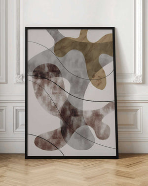 Tablou înramat „Brown Seaweed” de Pictufy Studio II