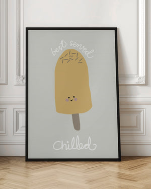 Tablou înramat „Chilled Ice Cream” de Pictufy Studio II