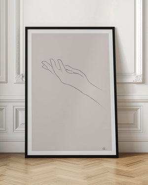 Tablou înramat „Hand Drawing” de Pictufy Studio II