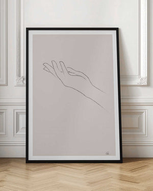 Tablou înramat „Hand Drawing” de Pictufy Studio II