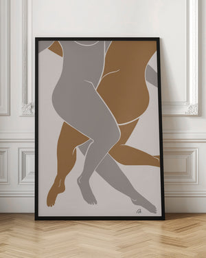 Tablou înramat „Lovers Beige” de Pictufy Studio II