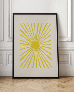 Tablou înramat „The Sun” de Pictufy Studio