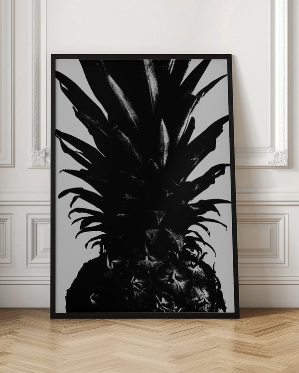 Tablou înramat „Pineapple bw” de Pictufy Studio III