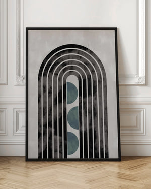 Tablou înramat „arch_capsule_001_green” de Pictufy Studio II