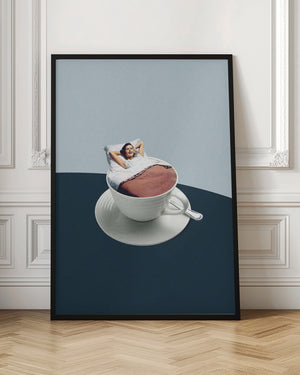 Tablou înramat „Morning rituals” de Maarten Léon