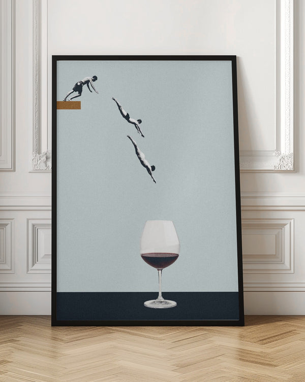 Tablou înramat „Your best friends forget you get old” de Maarten Léon