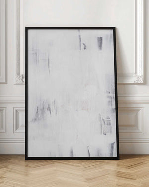 Tablou înramat „Soft White Brushstrokes” de uplusmestudio