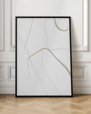 Tablou înramat „Subtle Flow Lines” de uplusmestudio