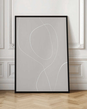 Tablou înramat „Flowing Lines Harmony” de uplusmestudio
