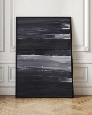 Tablou înramat „Expressive Monochrome Strokes” de uplusmestudio