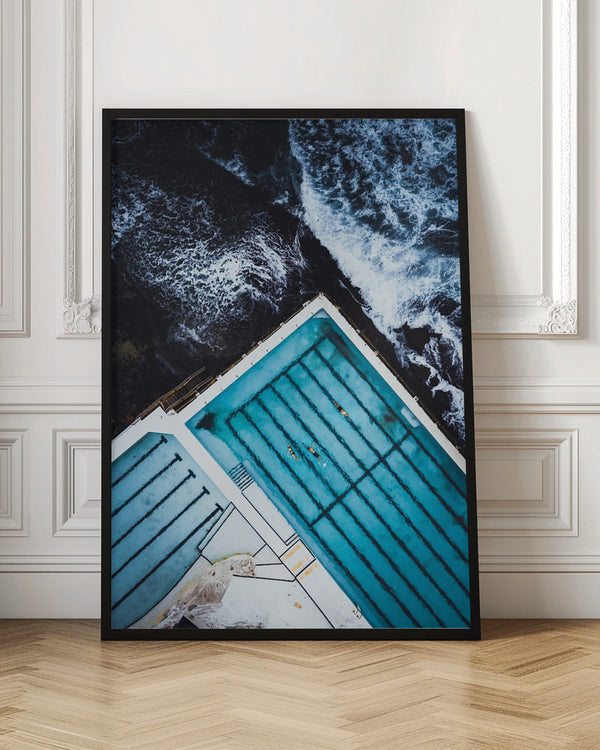 Tablou înramat „Most famous ocean pool in Australia” de Asad Sarfraz