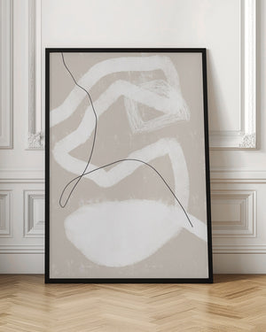 Tablou înramat „Organic Lines And Shapes” de uplusmestudio