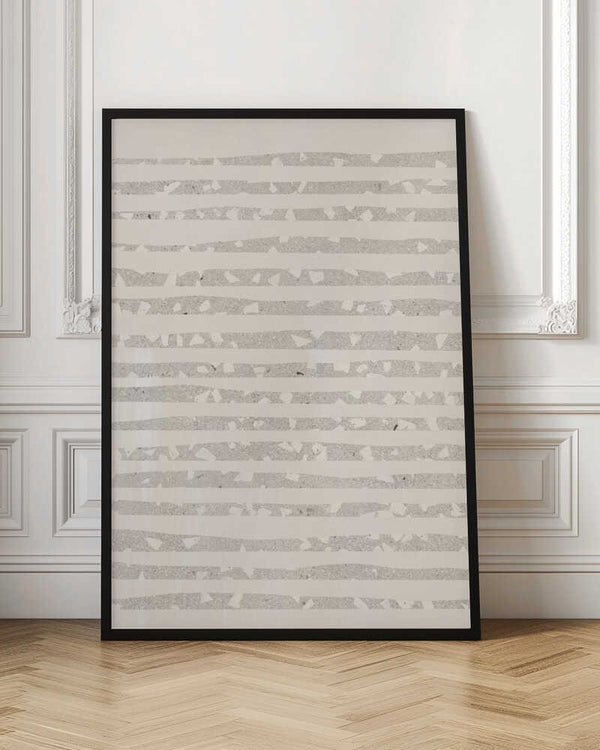 Tablou înramat „Fragmented Stripes” de uplusmestudio