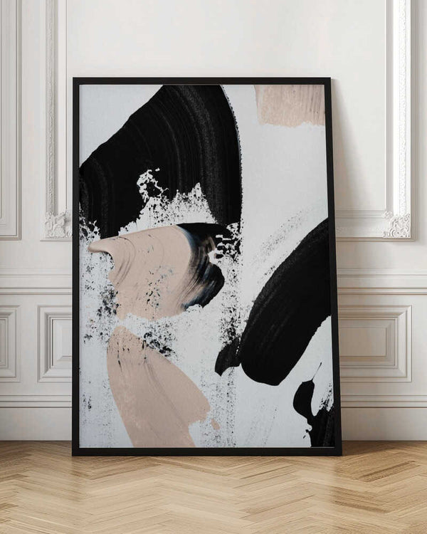 Tablou înramat „Black and Nude” de uplusmestudio