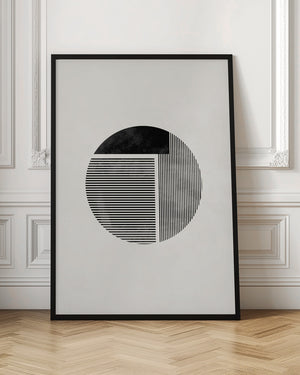 Tablou înramat „Minimalist round” de Pictufy Studio II