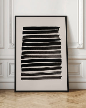 Tablou înramat „Stripes_Beige” de Pictufy Studio II