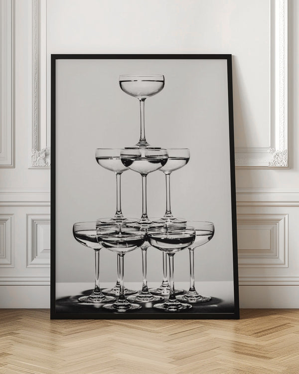 Tablou înramat „Champagne tower_6” de Pictufy Studio III