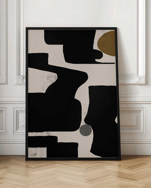 Tablou înramat „Curves and Shadows” de THE MIUUS STUDIO