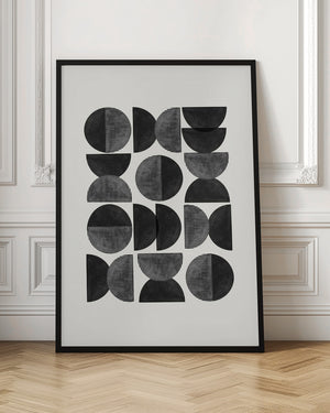 Tablou înramat „Geometric Rhythm” de THE MIUUS STUDIO