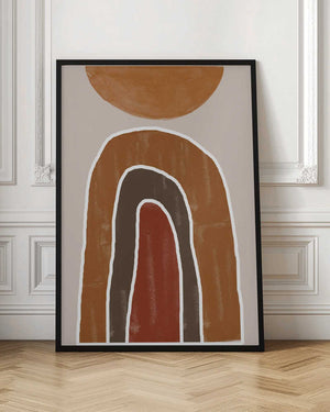 Tablou înramat „Earthy Arches” de THE MIUUS STUDIO