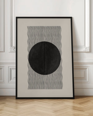 Tablou înramat „Wave Eclipse” de THE MIUUS STUDIO