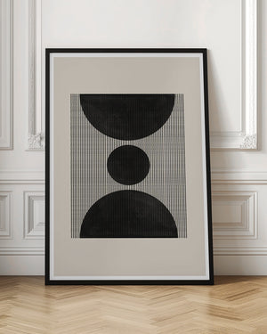 Tablou înramat „Geometric Echoes” de THE MIUUS STUDIO