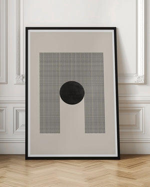 Tablou înramat „Geometric Eclipse” de THE MIUUS STUDIO