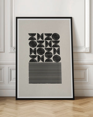 Tablou înramat „Geometric Balance” de THE MIUUS STUDIO