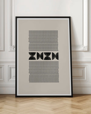 Tablou înramat „Geometric Harmony” de THE MIUUS STUDIO