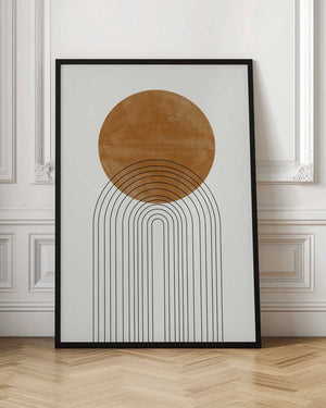 Tablou înramat „Golden Arch Echoes” de THE MIUUS STUDIO