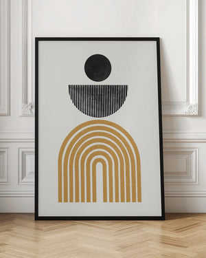 Tablou înramat „Geometric Harmony” de THE MIUUS STUDIO